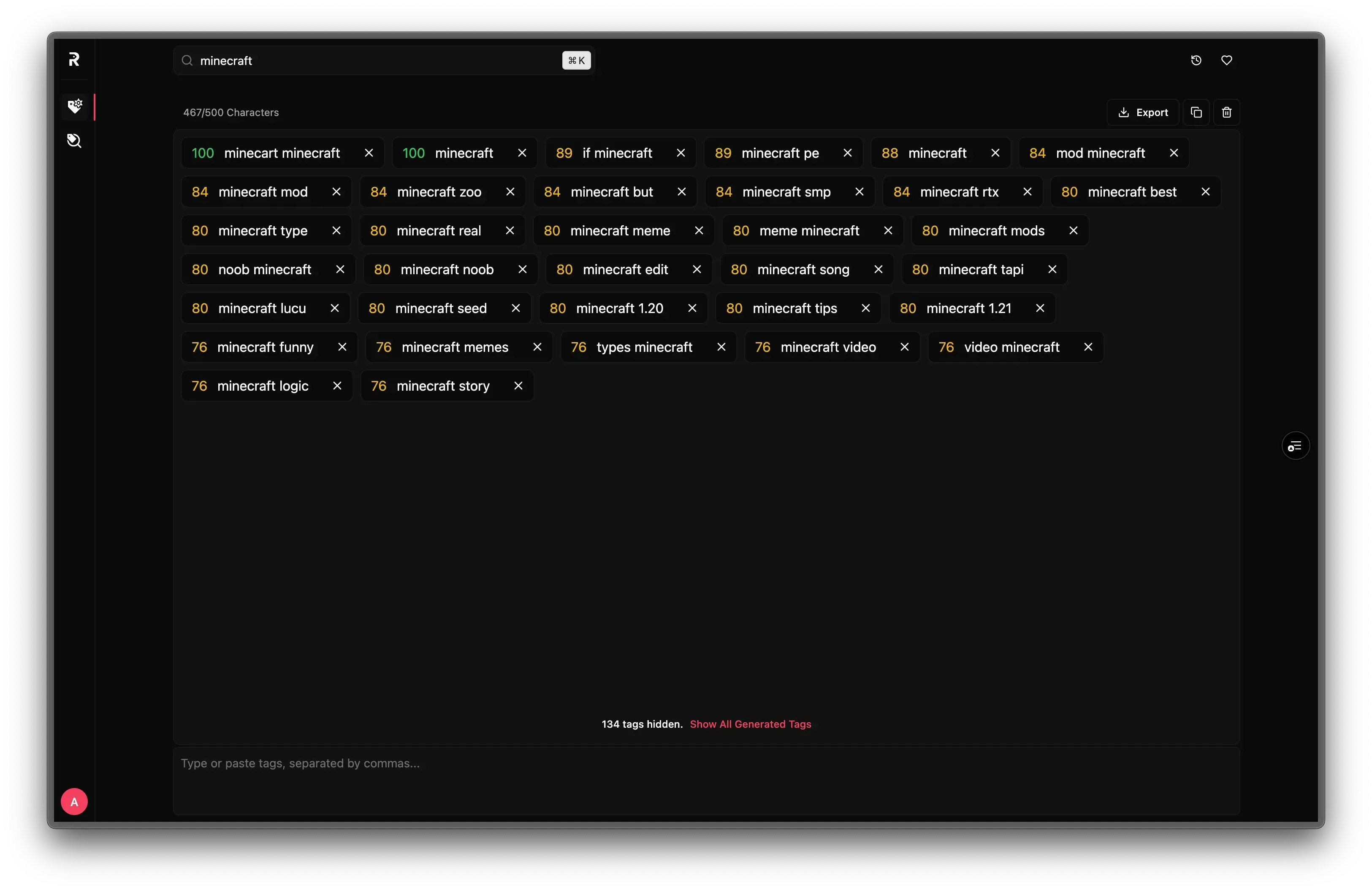 Sneak peek of the new Rapidtags platform